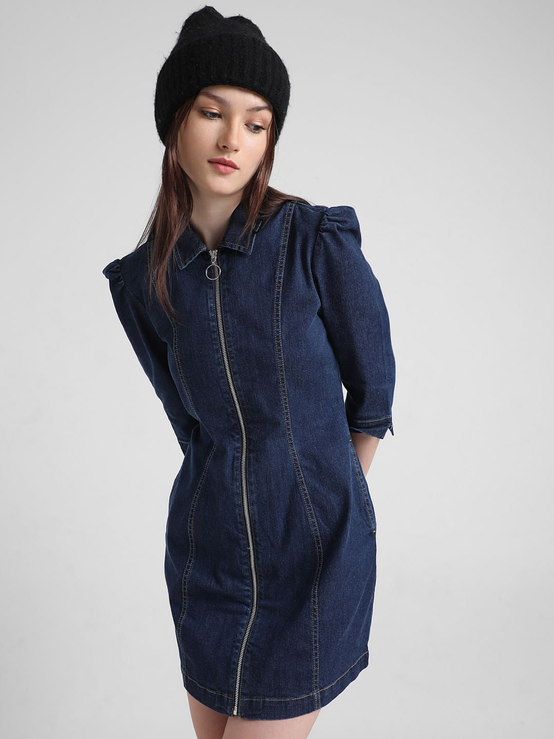 Blue Short Denim Dress