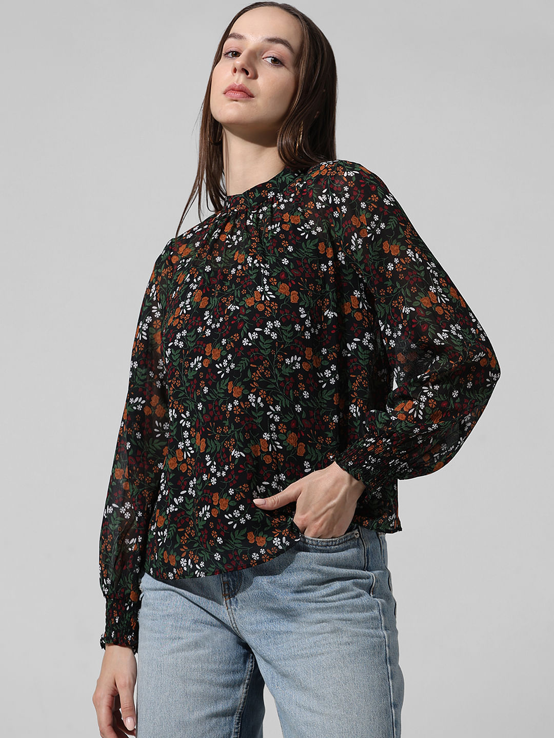 Rib strap top - Black Jet